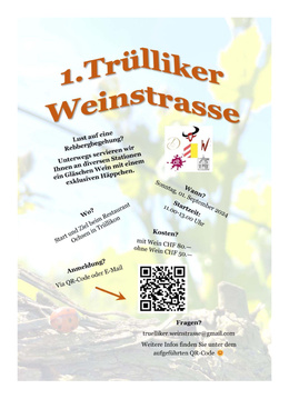 Flyer 1. Trülliker Weinstrasse