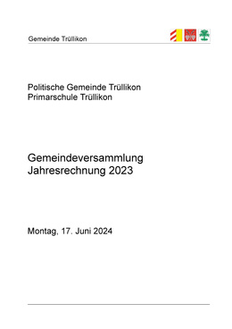 Einladung zur Gemeindeversammlung