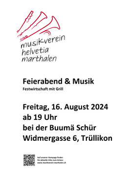 Flyer Feierabend & Musik